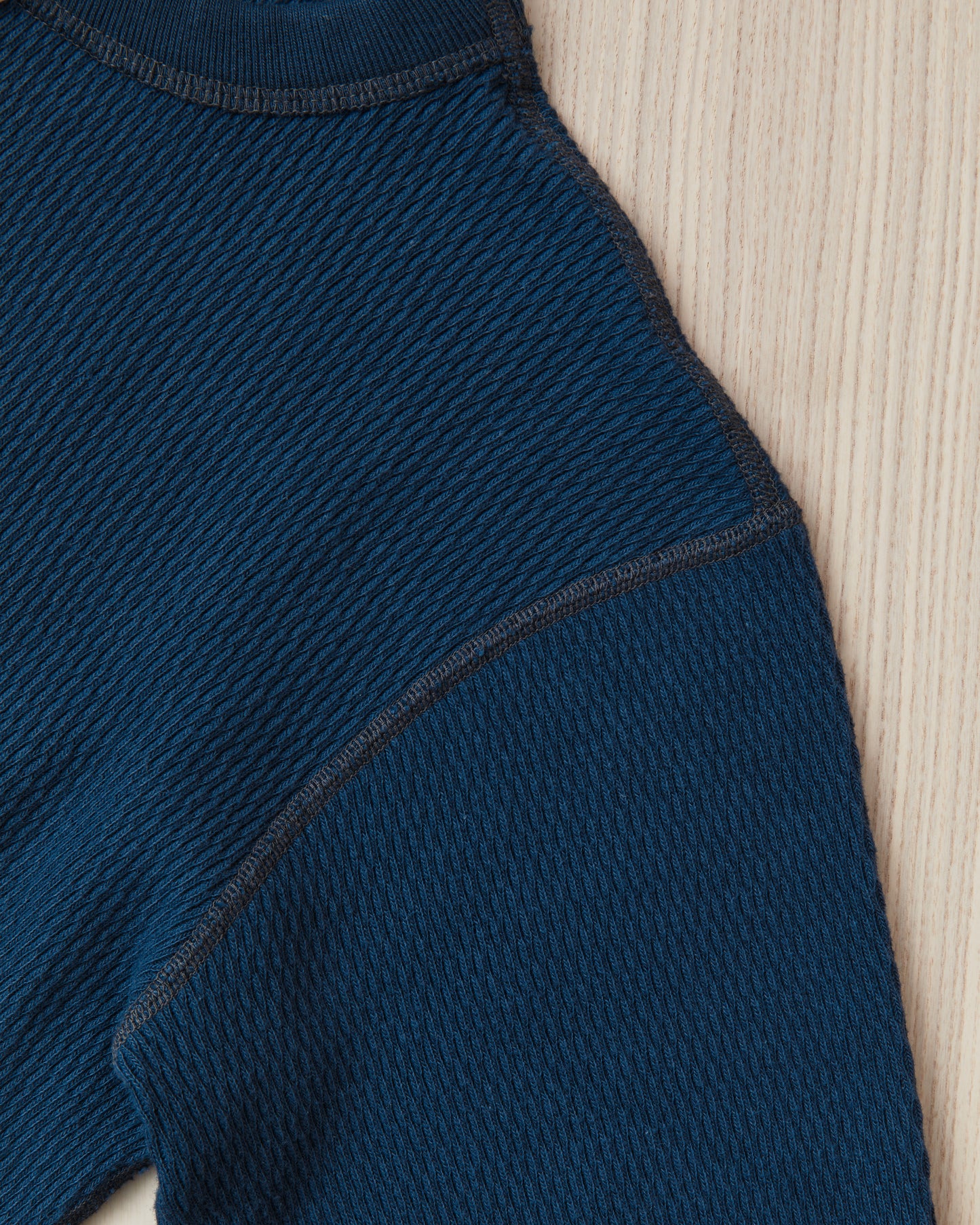 Buzz Rickson's BR63755 Long Sleeve Thermal Shirt Navy