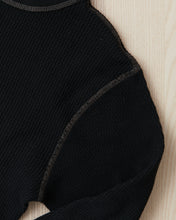 Buzz Rickson's BR63755 Long Sleeve Thermal Shirt Black