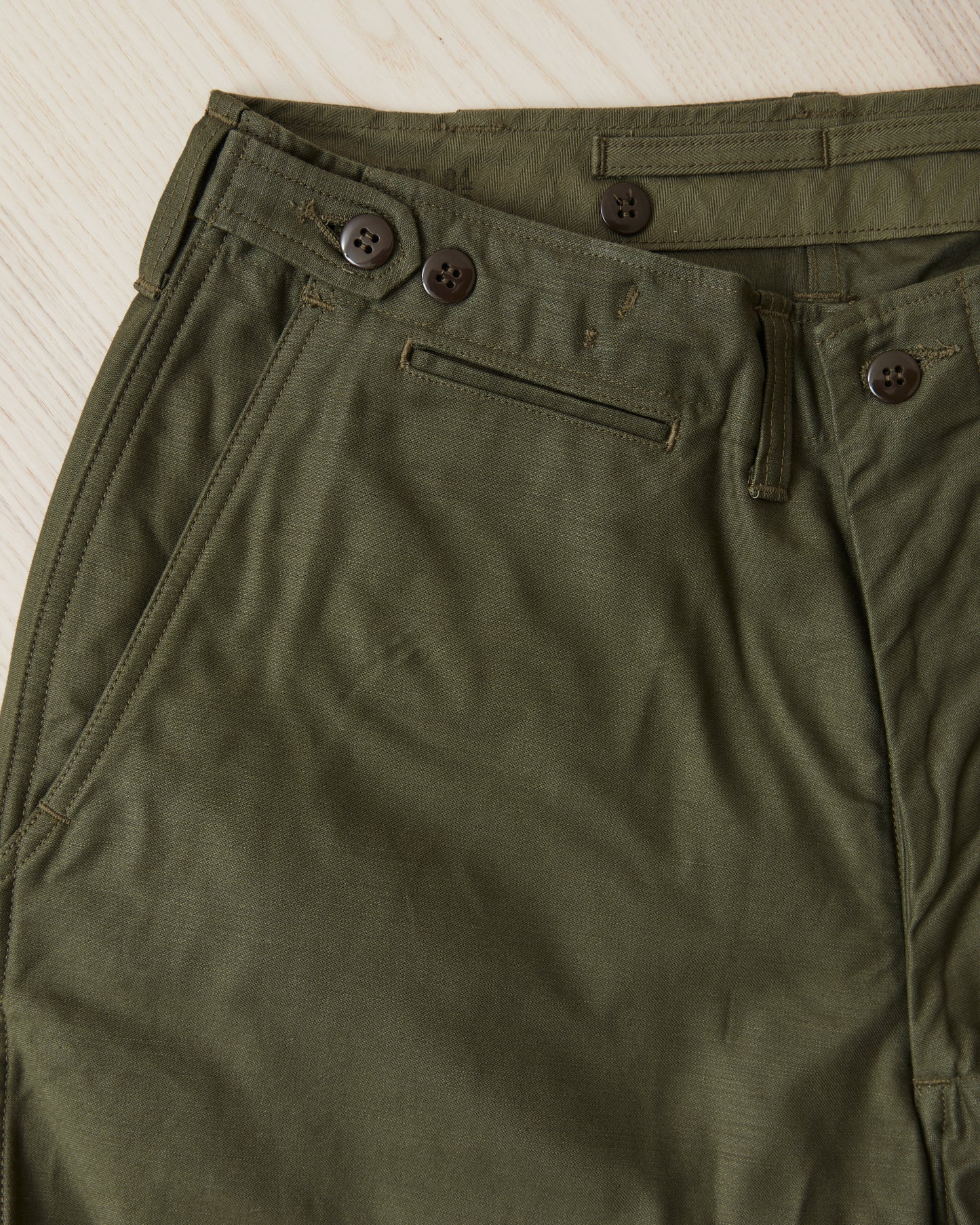 Buzz Rickson's BR42587 M-1943 Model Field Trousers Olive