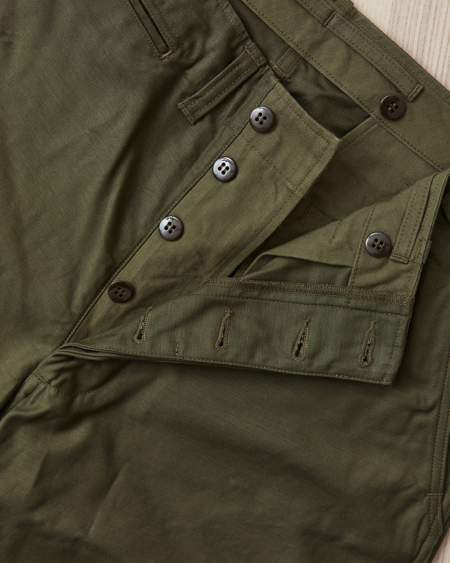 Buzz Rickson's BR42587 M-1943 Model Field Trousers Olive