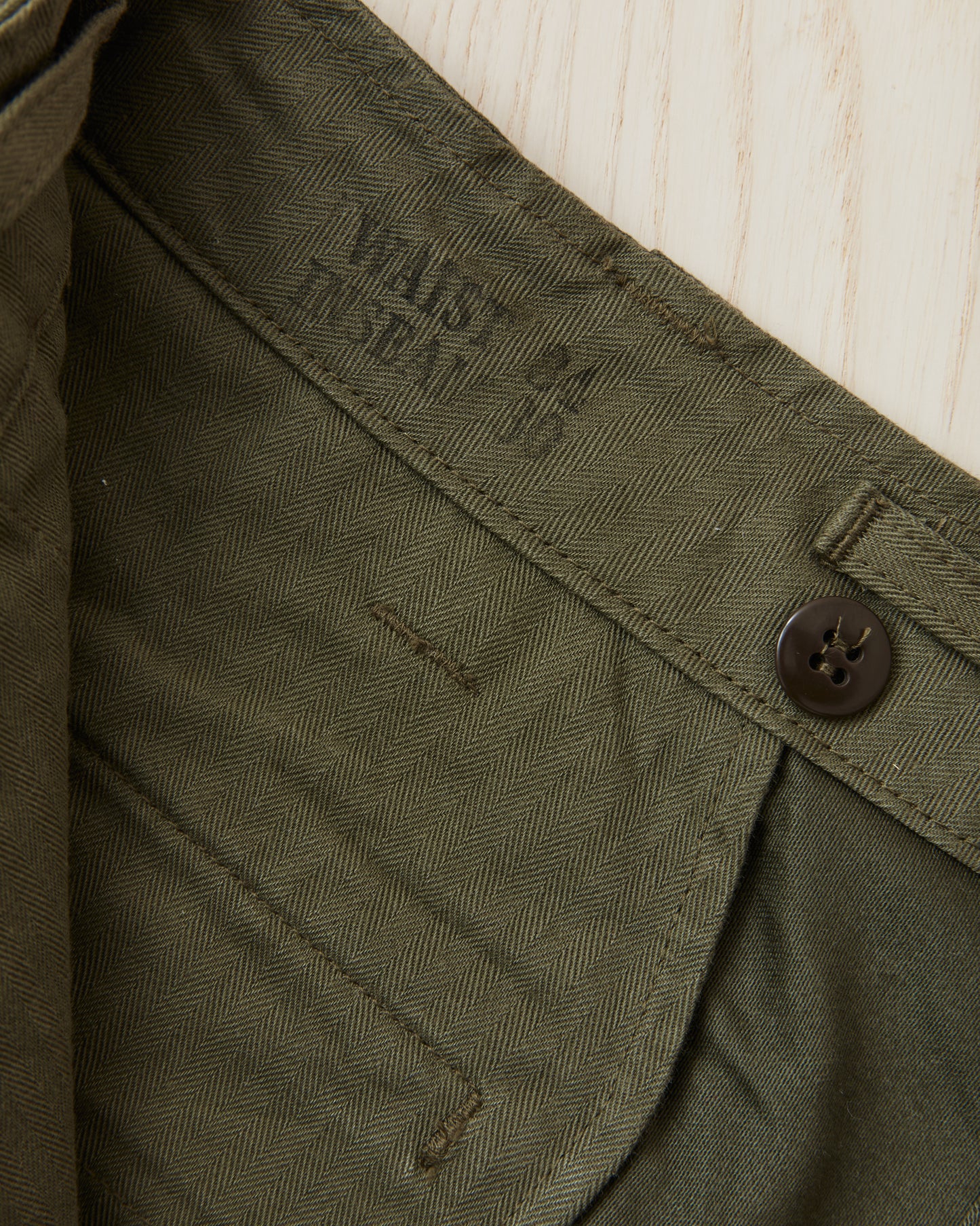 Buzz Rickson's BR42587 M-1943 Model Field Trousers Olive
