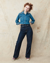 Indigofera Roslyn Women's Jeans Vintage 70's Selvage Denim Rinsed