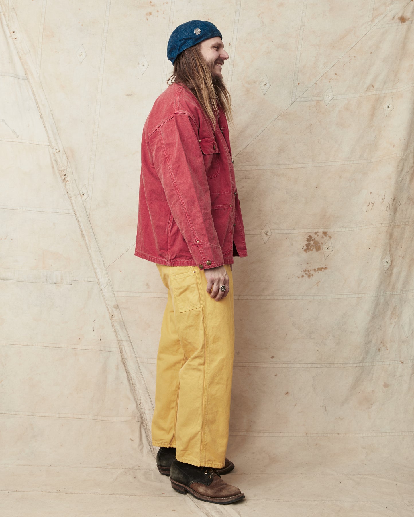 OrSlow 6034 Relaxed Fit Cover All Jacket Red