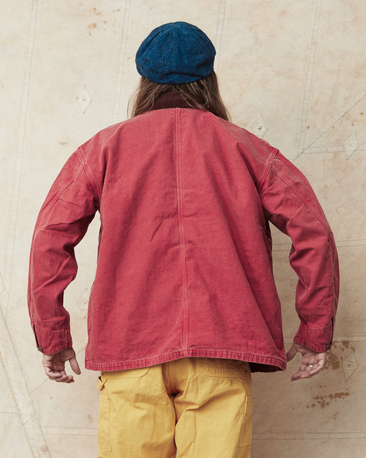 OrSlow 6034 Relaxed Fit Cover All Jacket Red