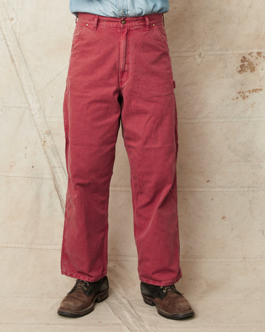 OrSlow 5328 Dad's Fit Painter Pants Red