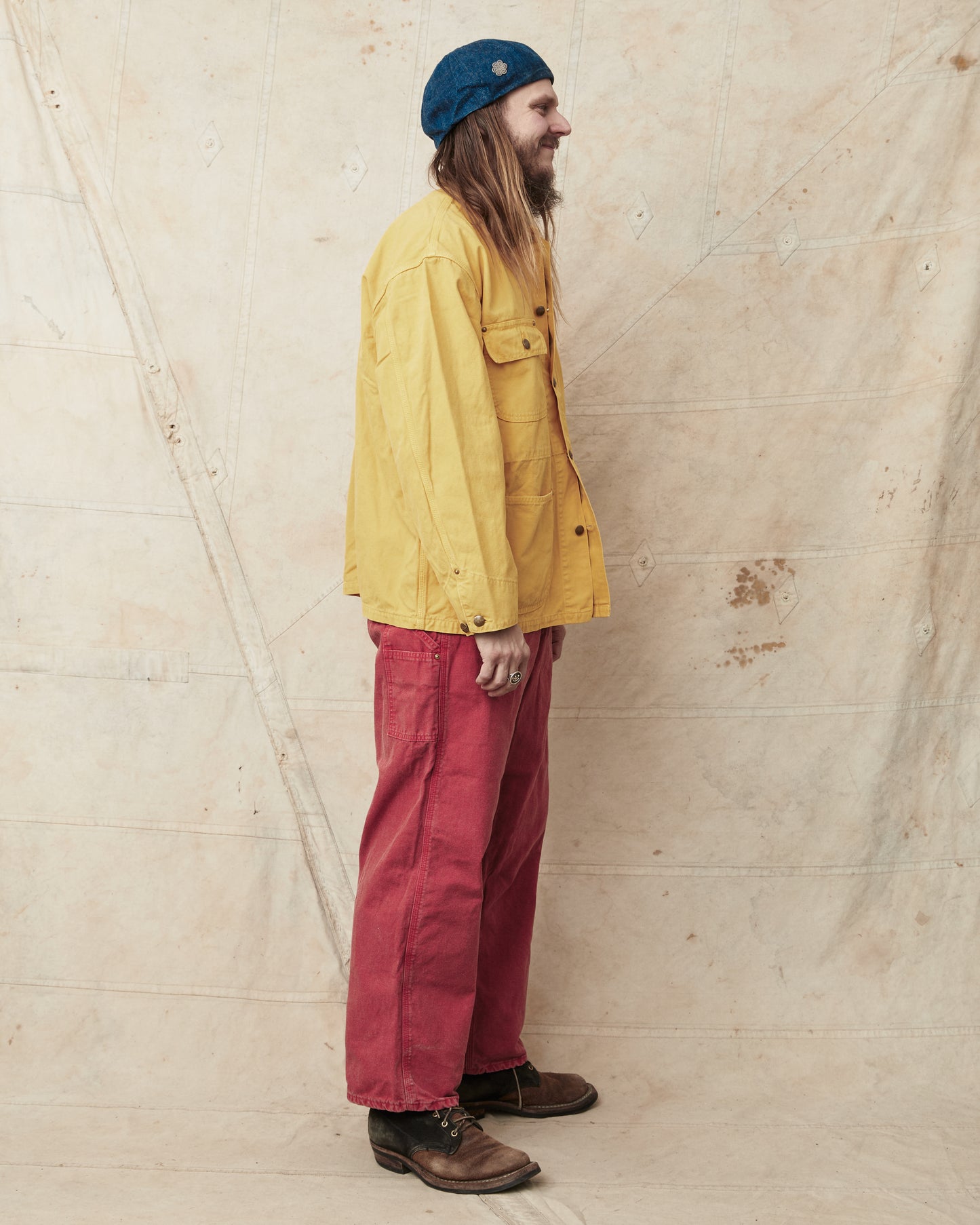 OrSlow 6034 Relaxed Fit Cover All Jacket Yellow