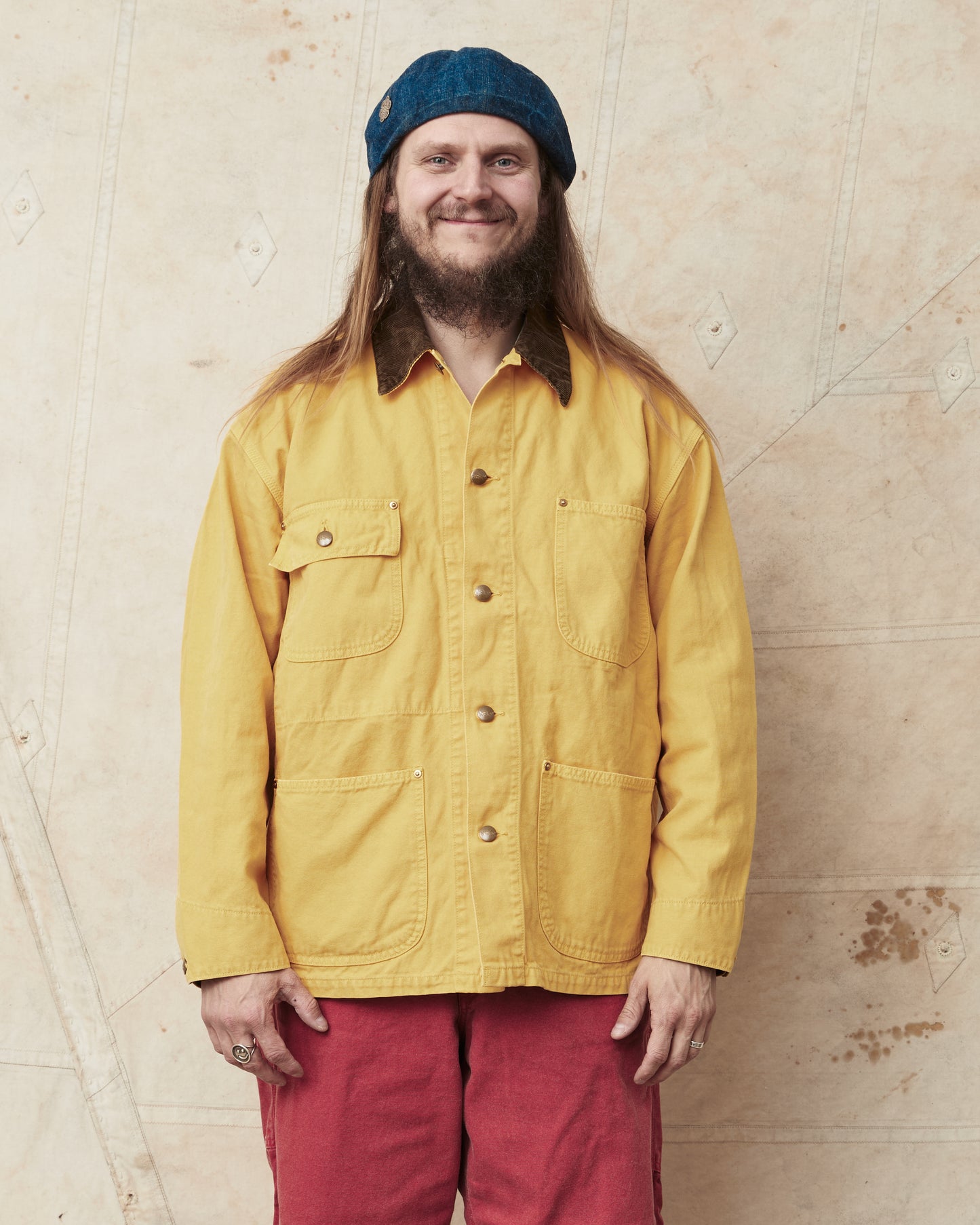 OrSlow 6034 Relaxed Fit Cover All Jacket Yellow