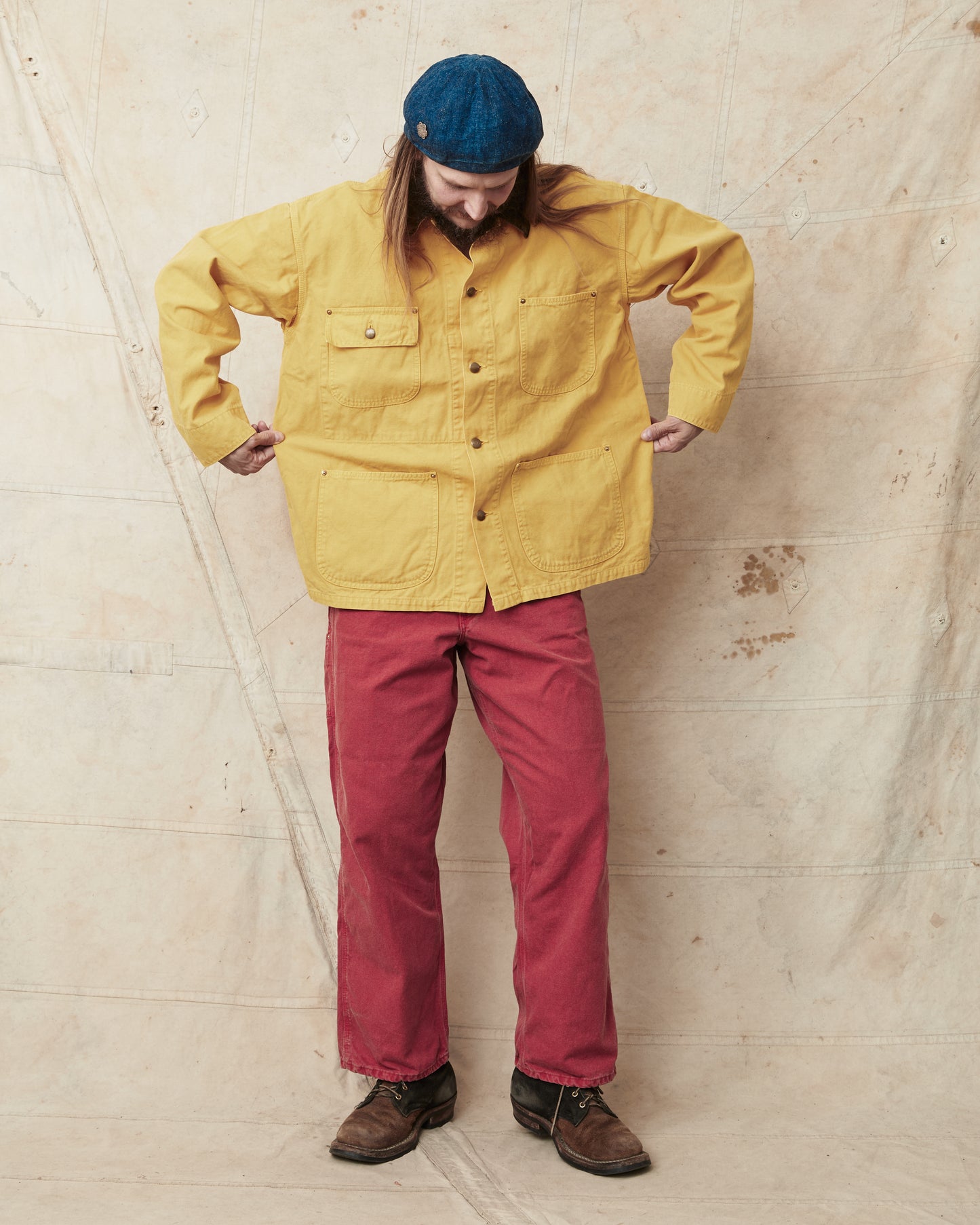 OrSlow 6034 Relaxed Fit Cover All Jacket Yellow