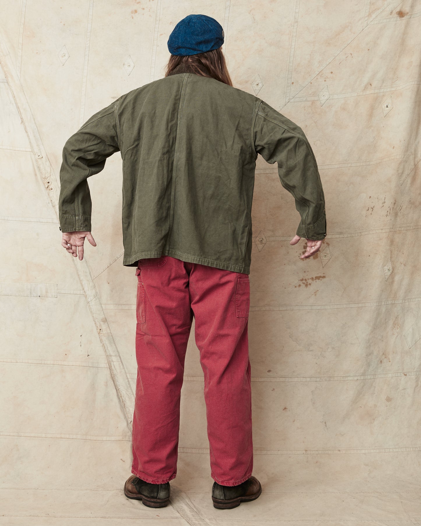 OrSlow 6034 Relaxed Fit Cover All Jacket Army Green