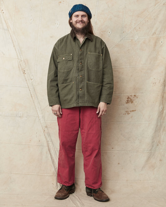 OrSlow 6034 Relaxed Fit Cover All Jacket Army Green