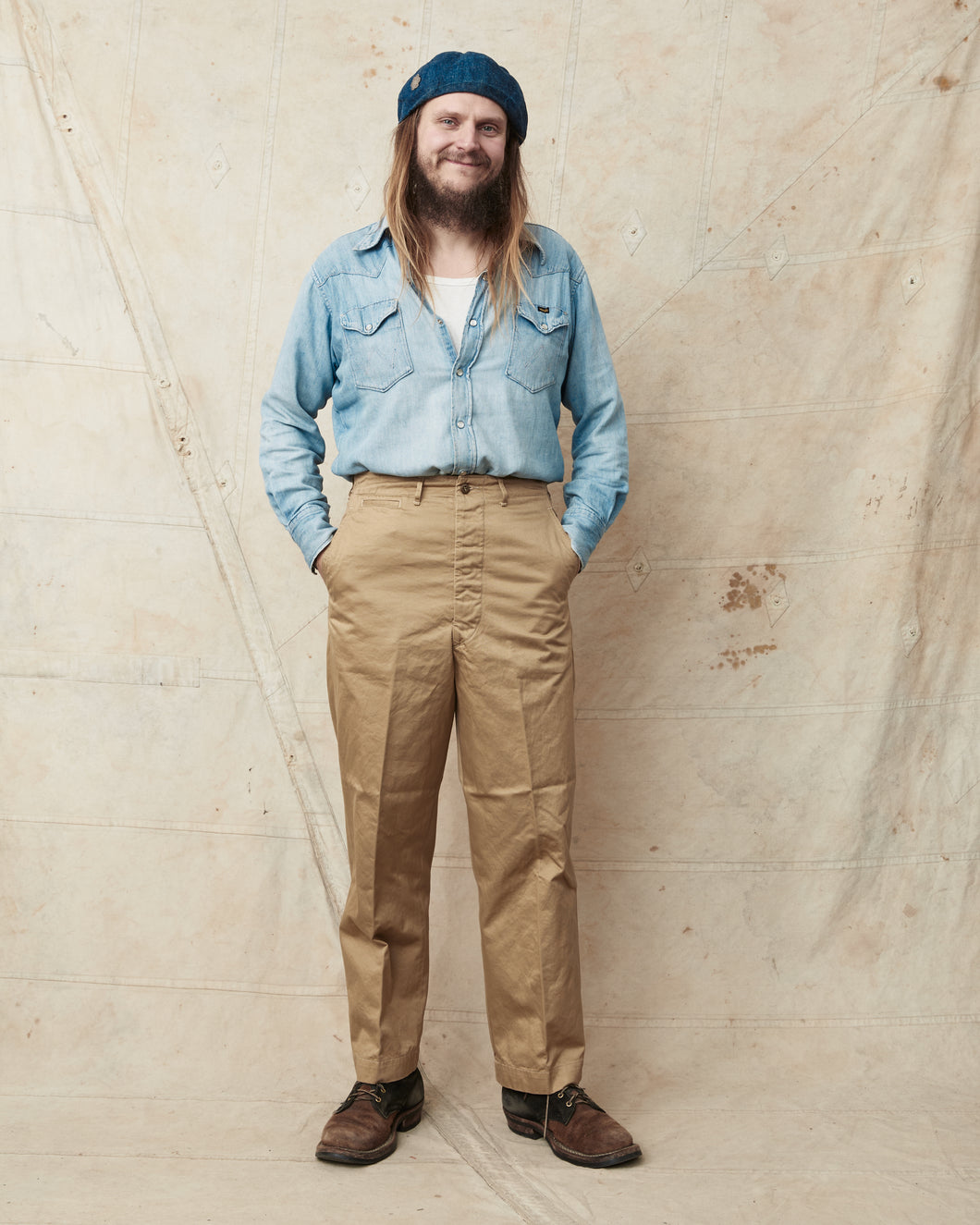 orslow Vintage Fit ARMY Trouser 良好 XS OrSlow Vintage Fit Army Trousers - Khaki – Standard & Strange
