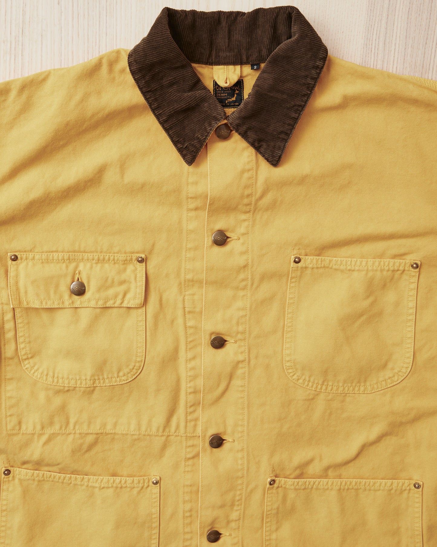 OrSlow 6034 Relaxed Fit Cover All Jacket Yellow