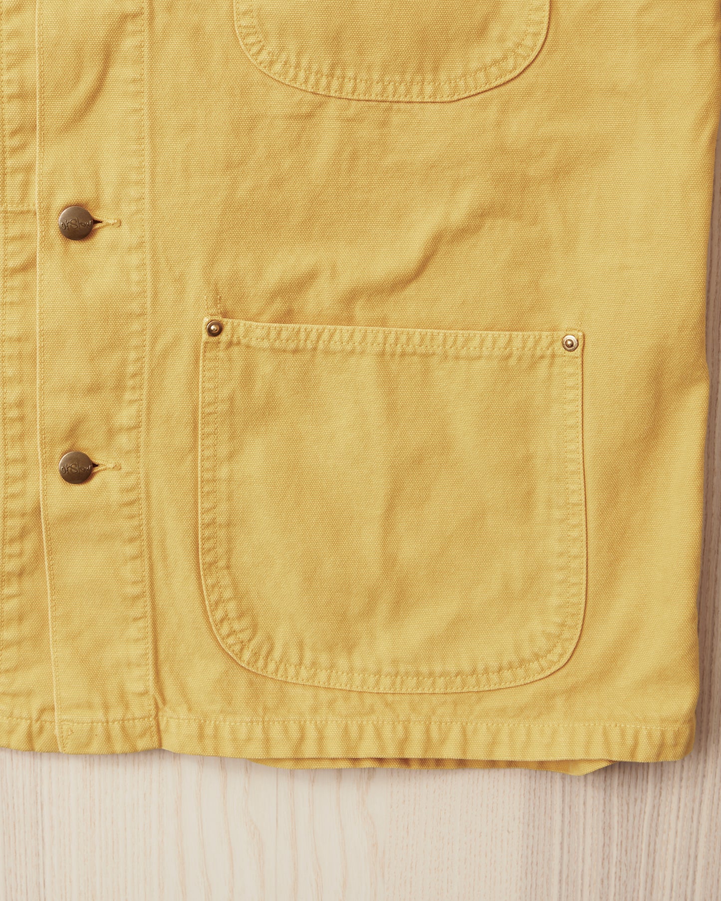 OrSlow 6034 Relaxed Fit Cover All Jacket Yellow