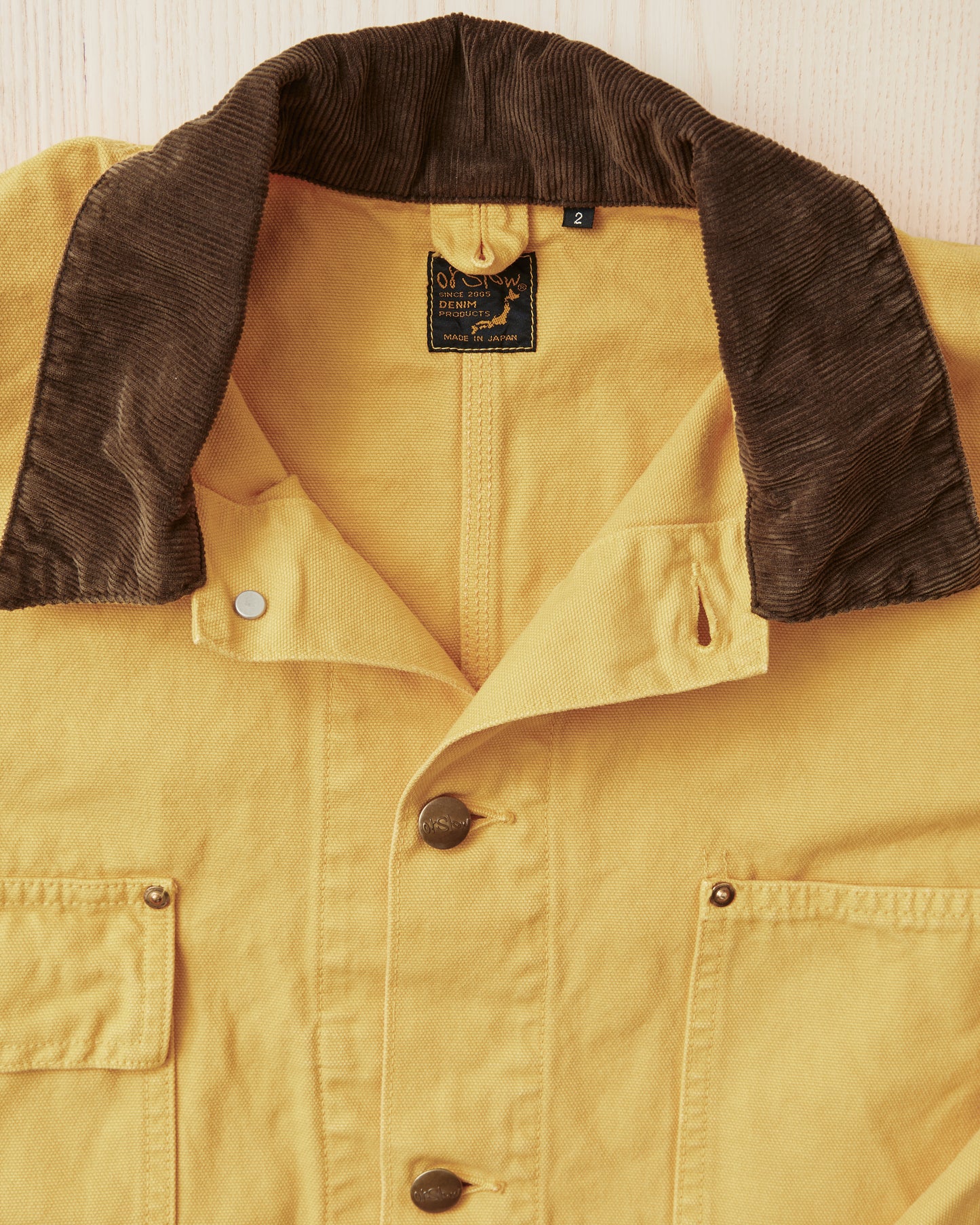 OrSlow 6034 Relaxed Fit Cover All Jacket Yellow