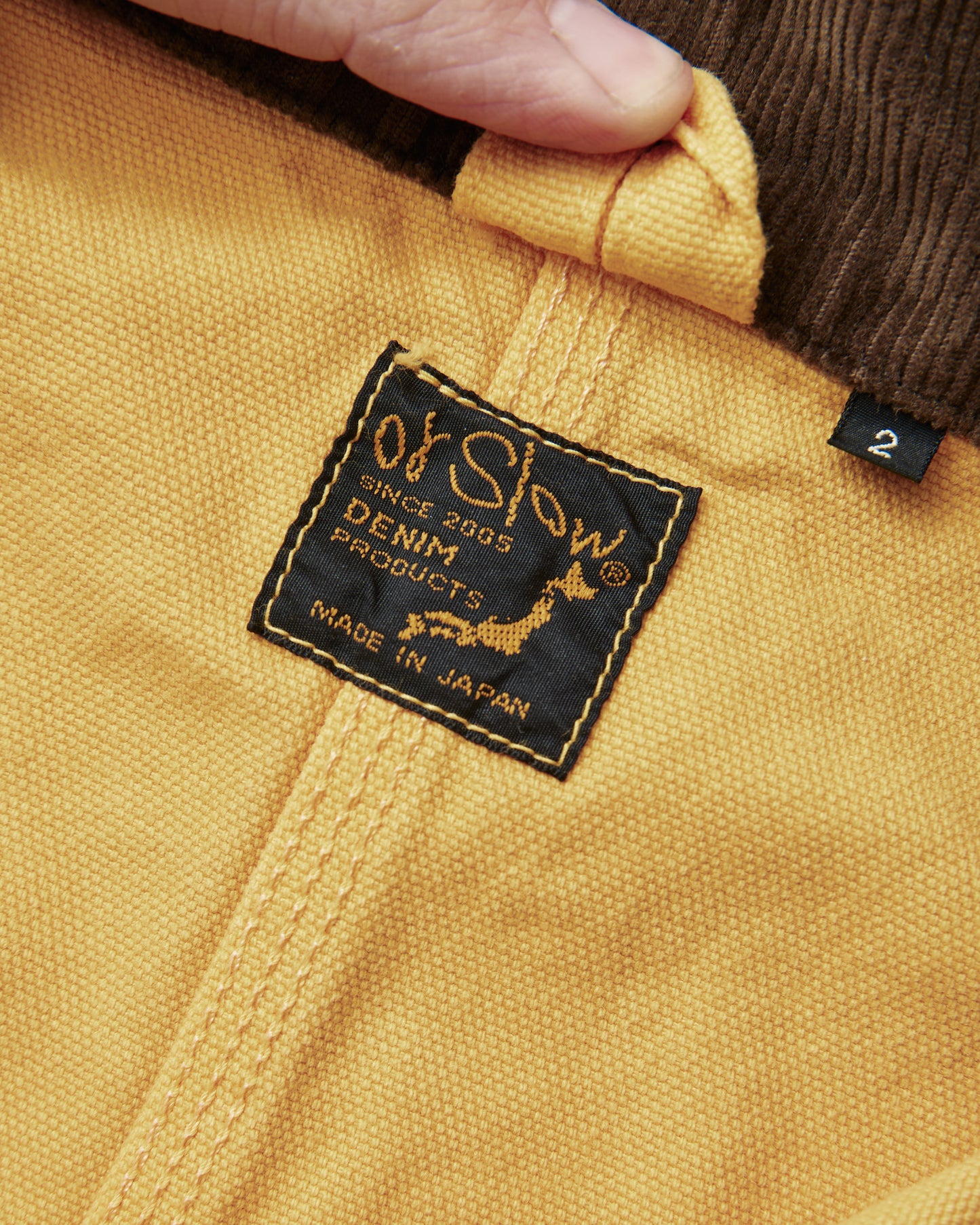 OrSlow 6034 Relaxed Fit Cover All Jacket Yellow