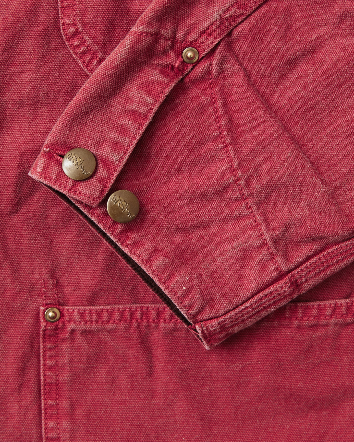 OrSlow 6034 Relaxed Fit Cover All Jacket Red