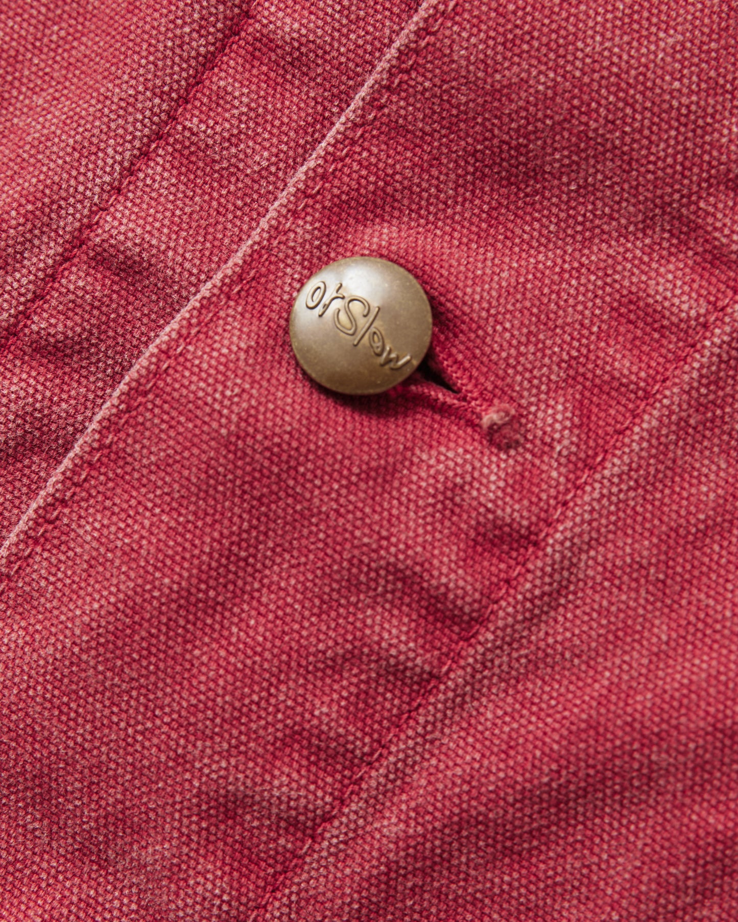 OrSlow 6034 Relaxed Fit Cover All Jacket Red