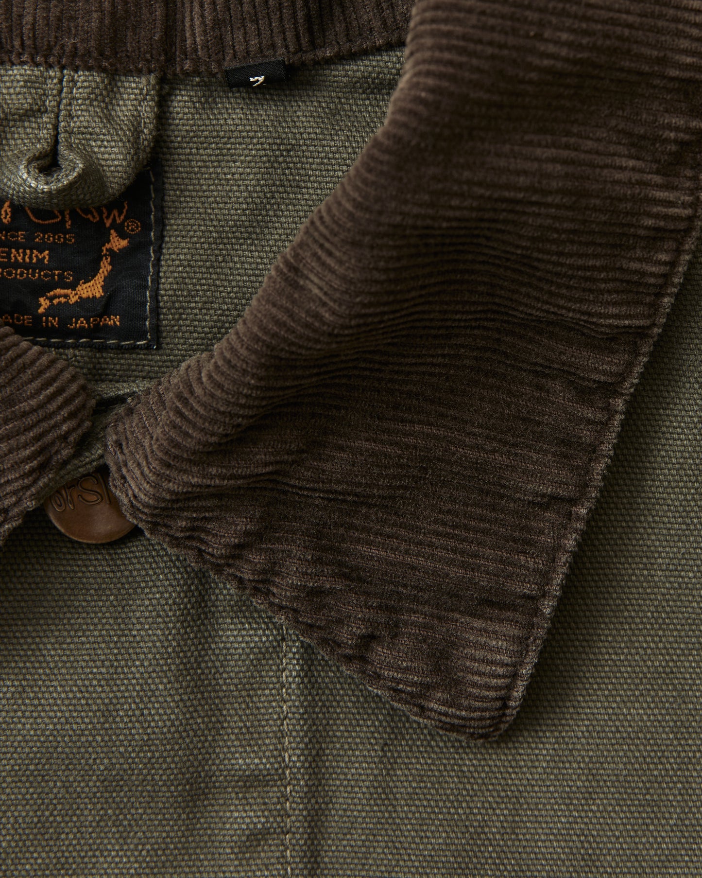 OrSlow 6034 Relaxed Fit Cover All Jacket Army Green