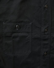 Buzz Rickson's Black HBT Twill Work Shirt BR29390