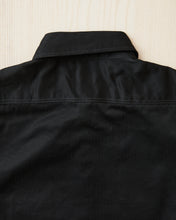 Buzz Rickson's Black HBT Twill Work Shirt BR29390