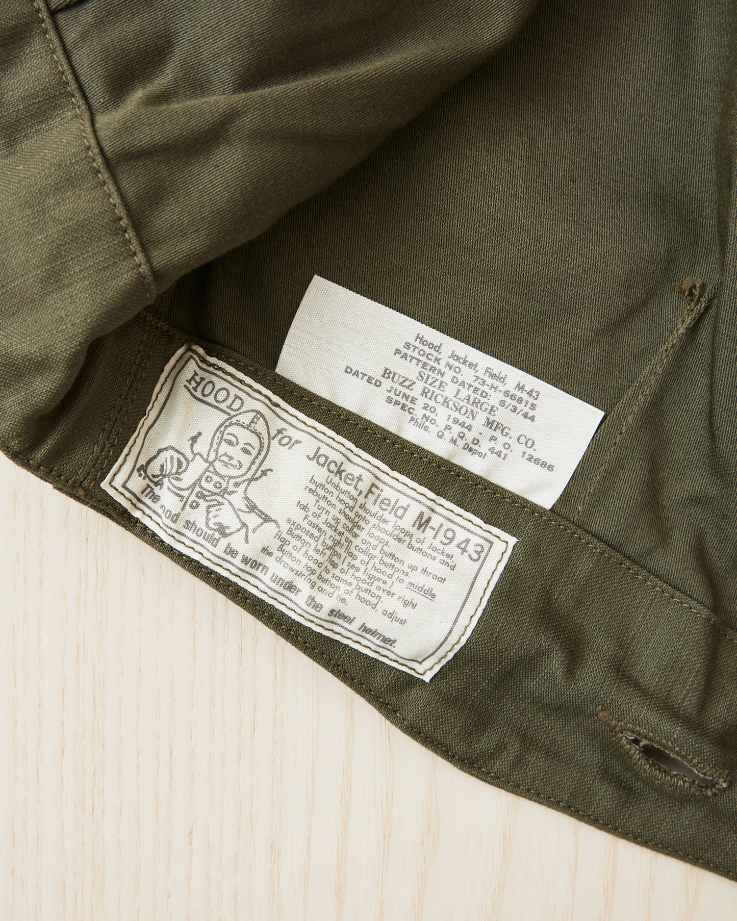 Buzz Rickson's M-1943 Field Jacket Olive BR15410