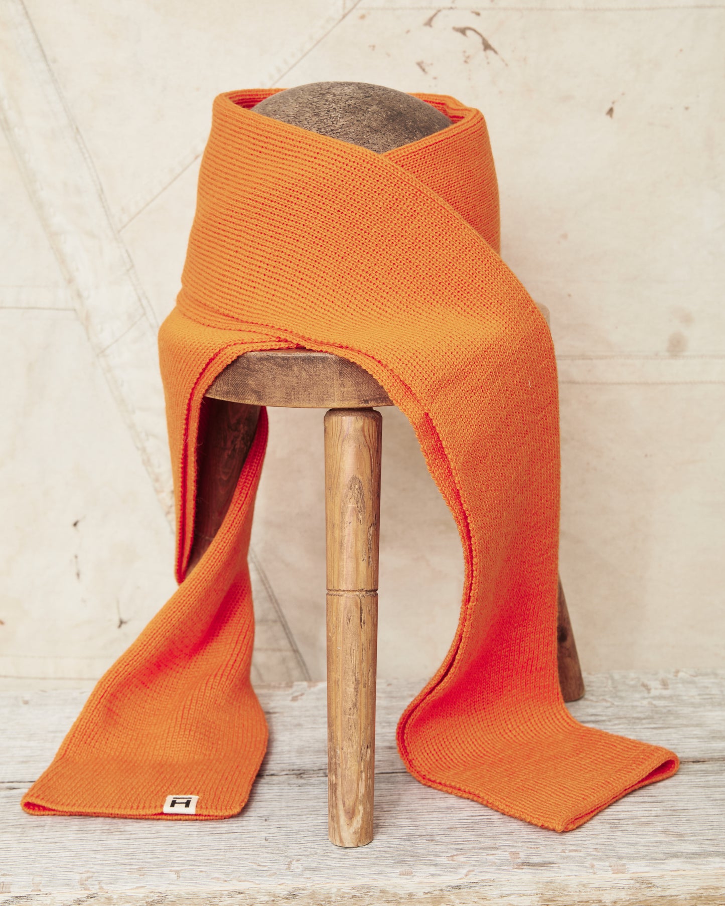 Heimat Wool Schal Rescue Orange