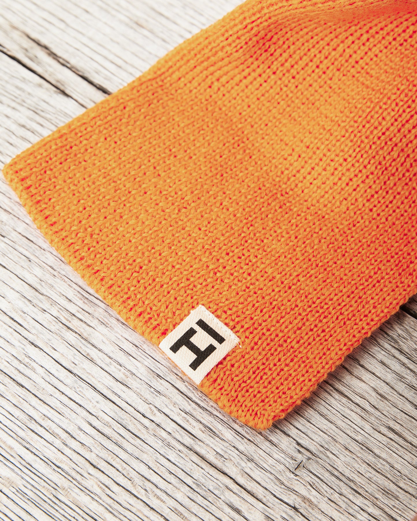 Heimat Wool Schal Rescue Orange
