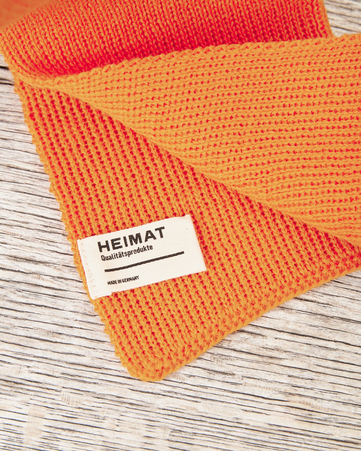 Heimat Wool Schal Rescue Orange
