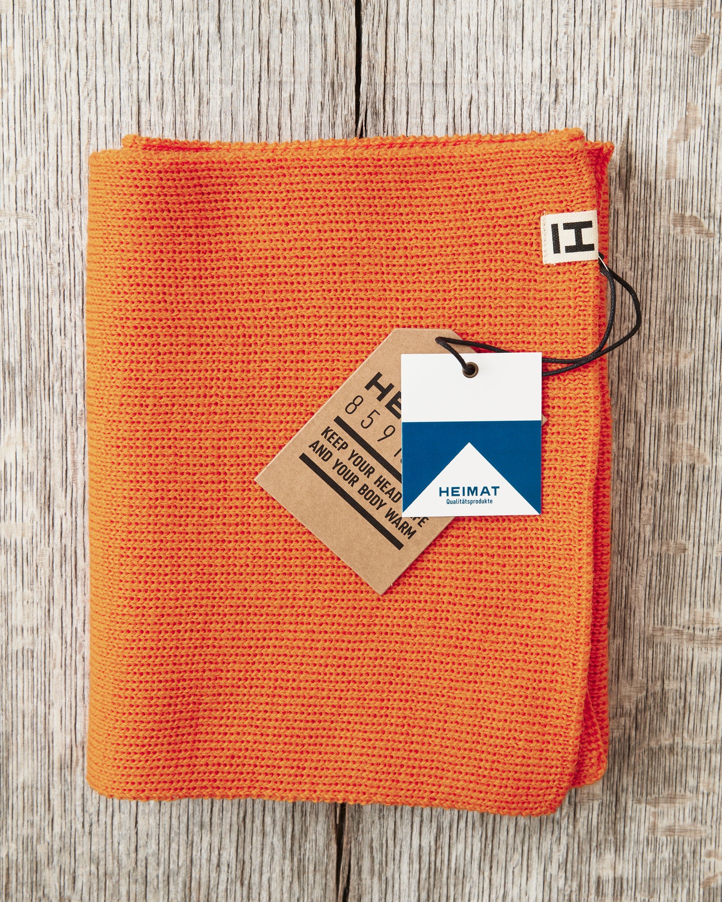 Heimat Wool Schal Rescue Orange