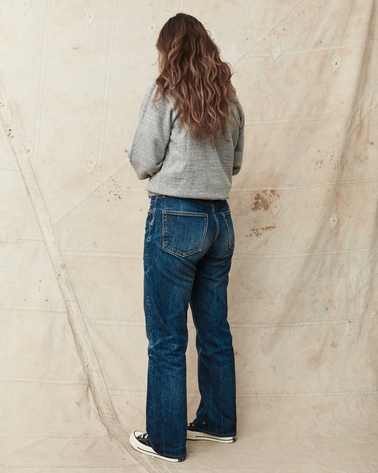 Buzz Rickson's Loopwheel Sweatshirt 4-Needle Grey BR65622