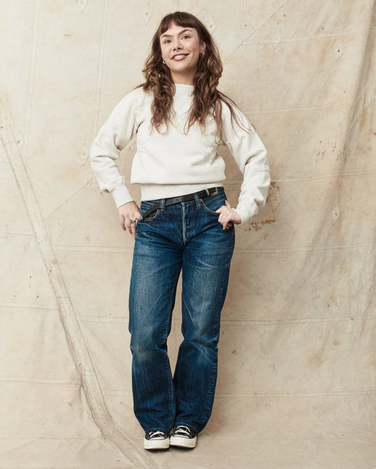 Buzz Rickson's Loopwheel Sweatshirt 4-Needle Oatmeal BR65622