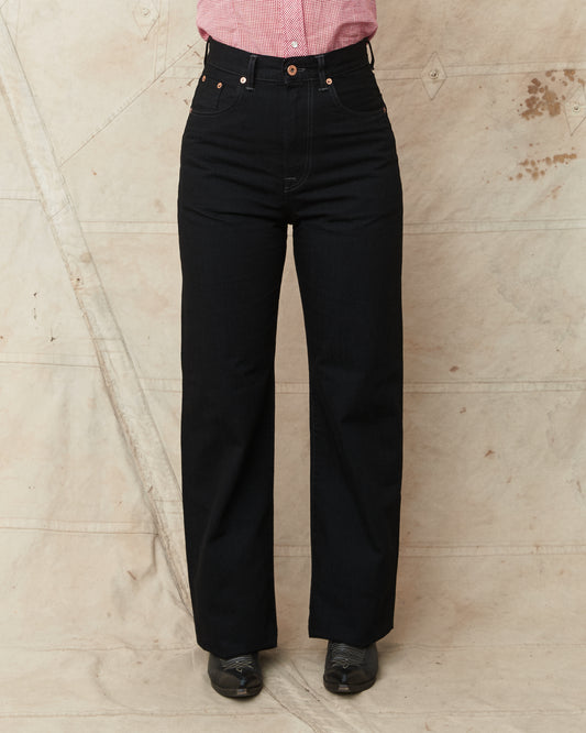 Indigofera Roslyn Women's Jeans Sootblack 2by1 Denim