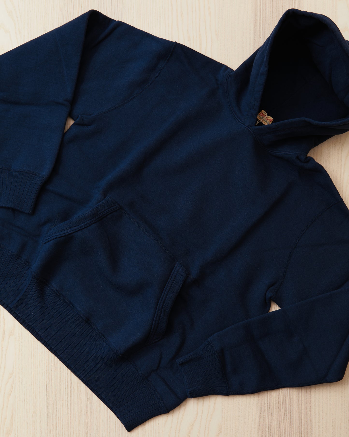 Whitesville Heavyweight Loop-Wheeled Hoodie Navy WV67729