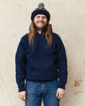 Whitesville Heavyweight Loop-Wheeled Hoodie Navy WV67729