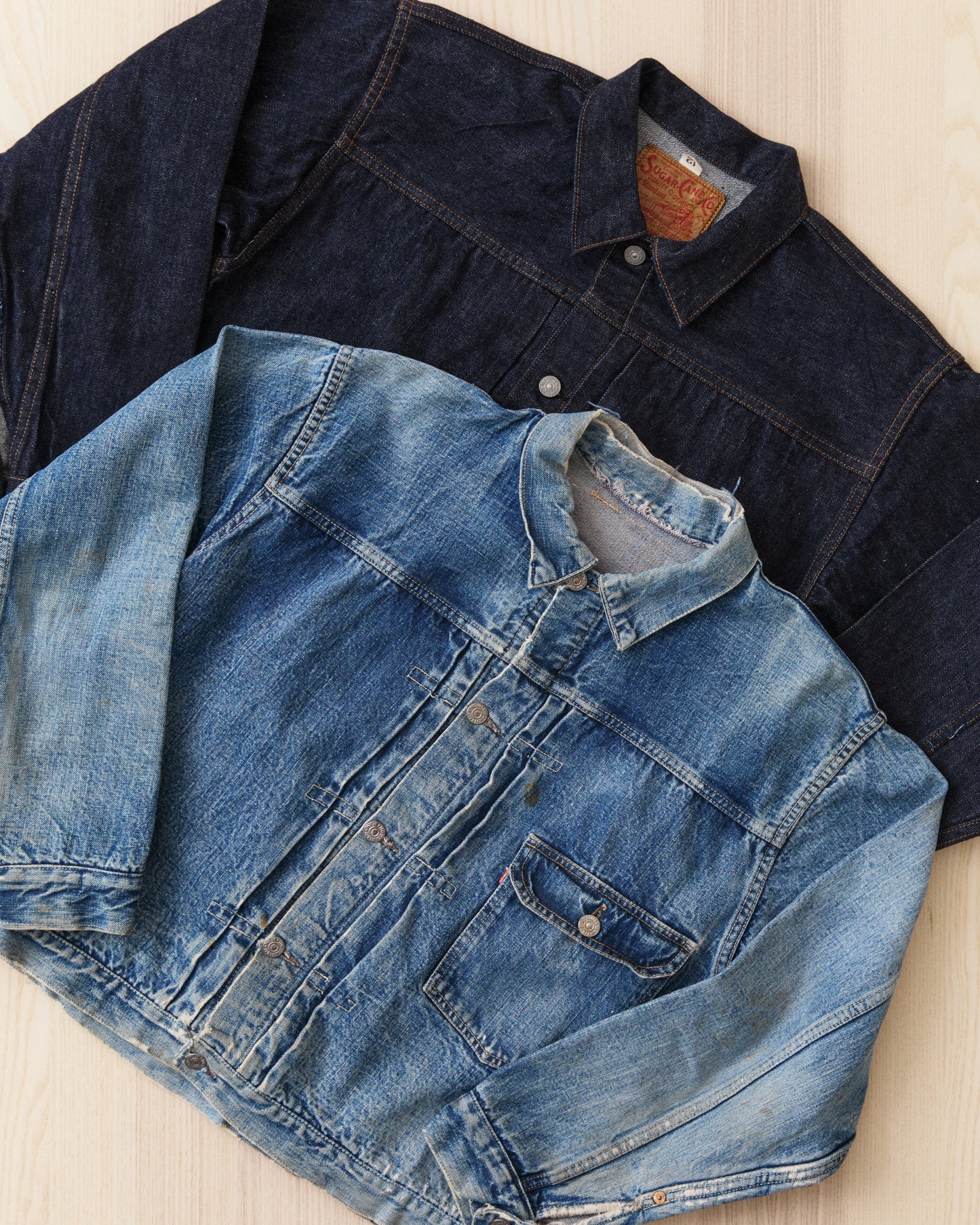 Sugar Cane & Co. SC11936 / 13oz Type 1 Denim Blouse 1936 Model