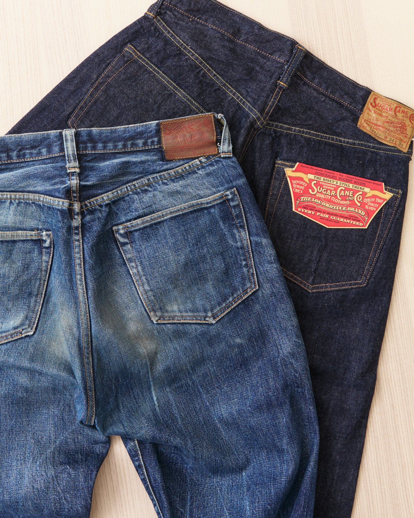 Sugar Cane & Co. SC41947A 1947 Model 14,25oz One Wash Denim