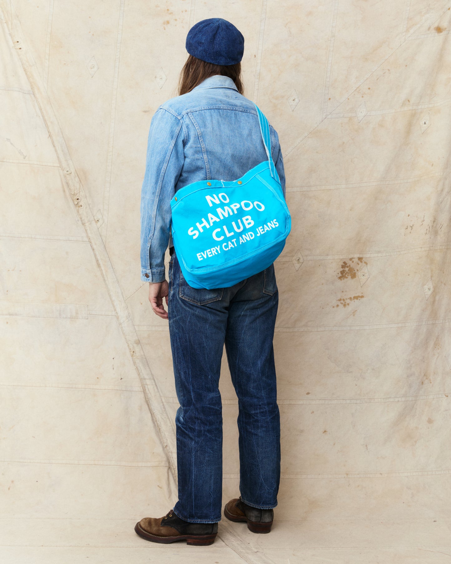 TCB Jeans News Paper Bag N-Times Blue
