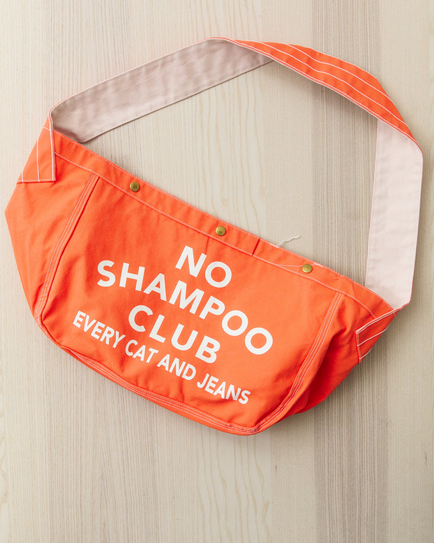 TCB Jeans News Paper Bag Solid Orange