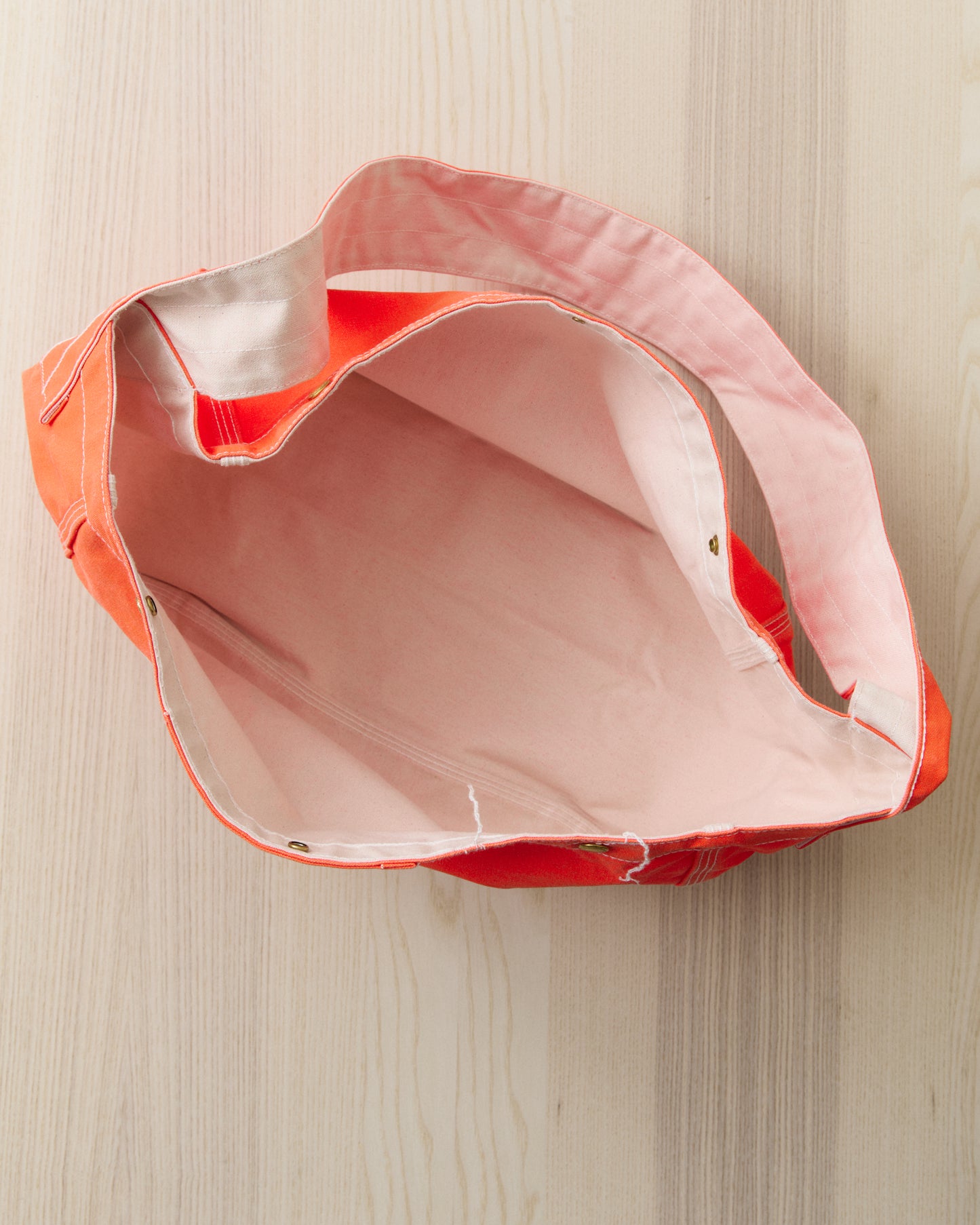 TCB Jeans News Paper Bag Solid Orange