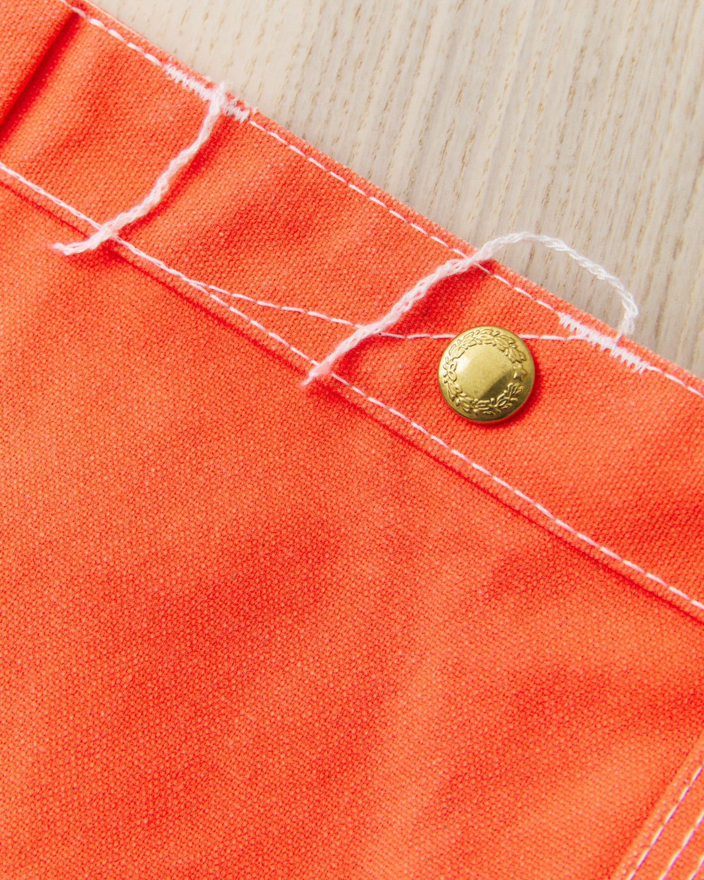 TCB Jeans News Paper Bag Solid Orange