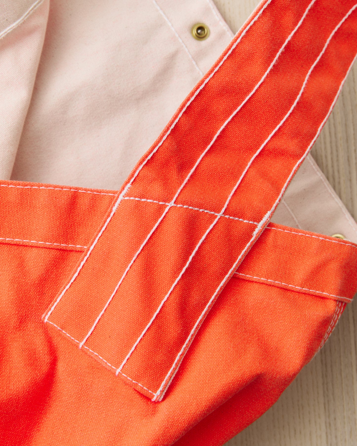 TCB Jeans News Paper Bag Solid Orange