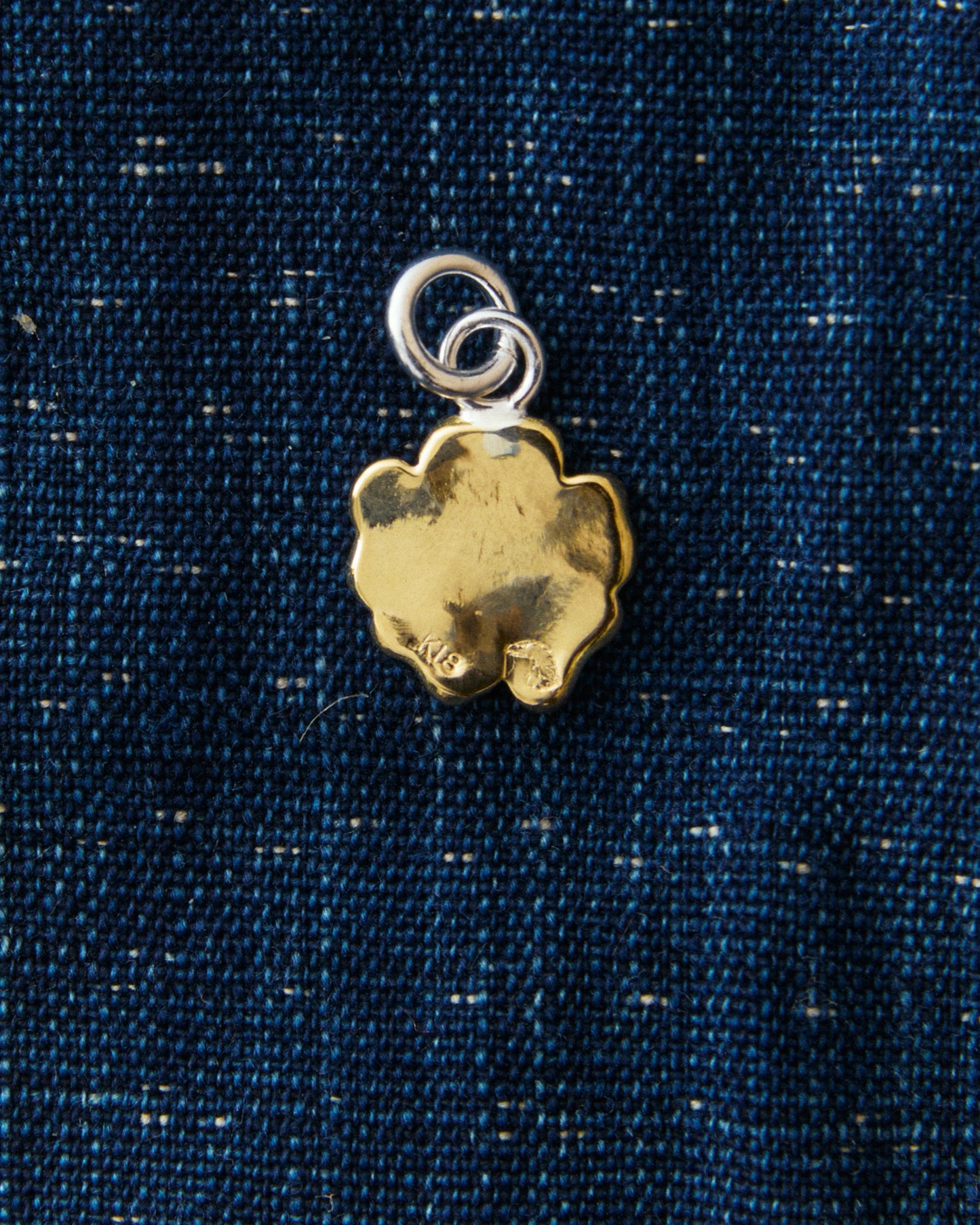 Larry Smith 18K Gold Karakusa Rose Pendant Medium NL-0182-18KYG