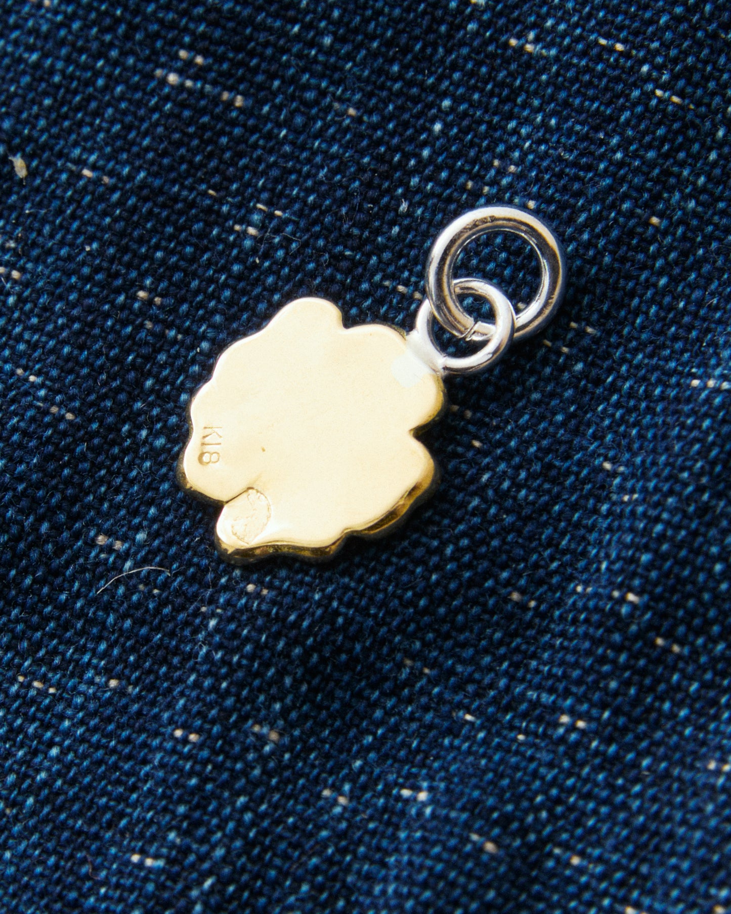 Larry Smith 18K Gold Karakusa Rose Pendant Medium NL-0182-18KYG