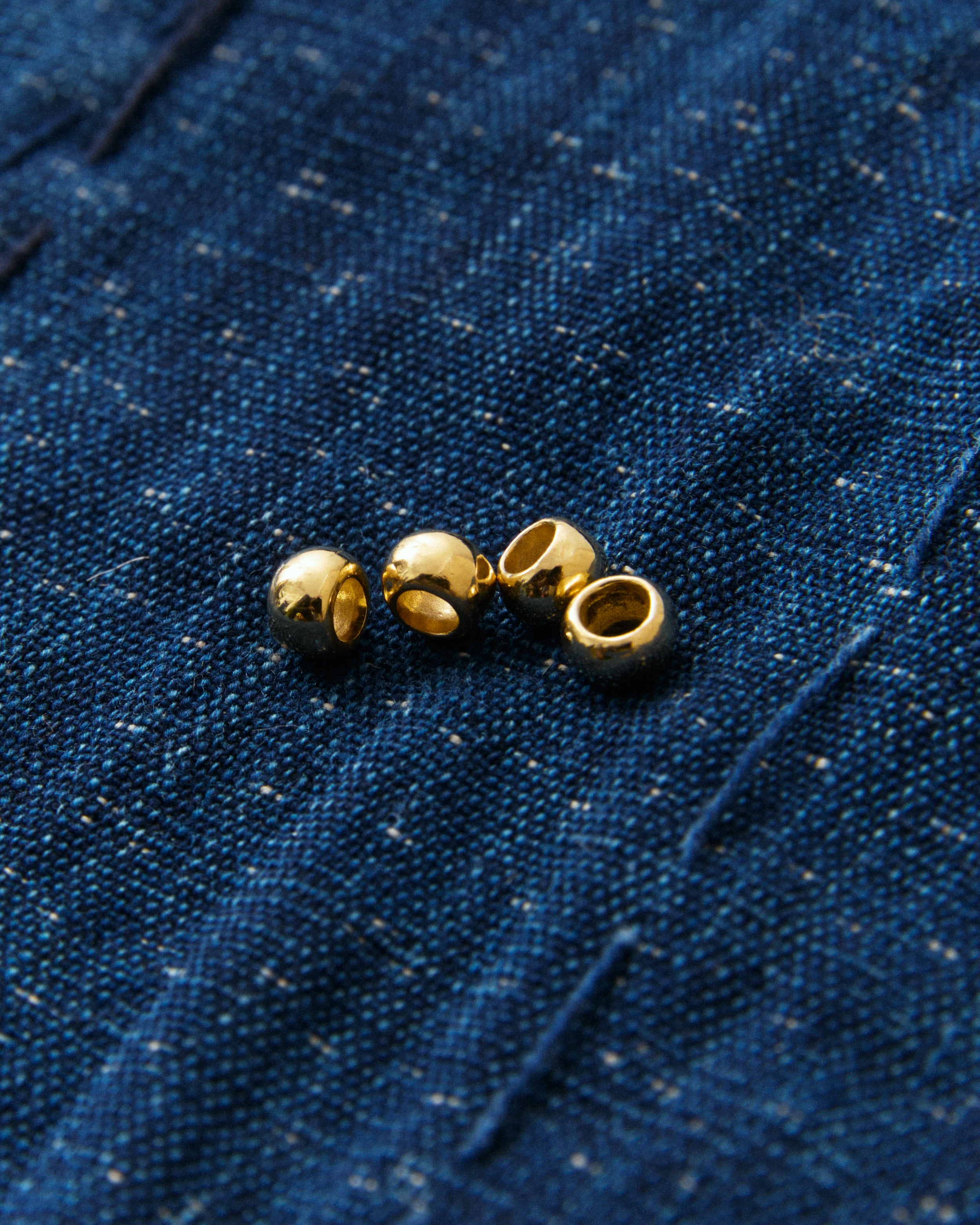 Larry Smith 18K Gold Plain Bead OT-B0163-18KYG – Second Sunrise