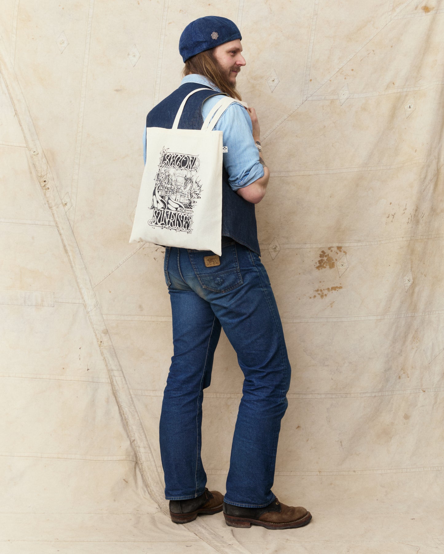 Second Sunrise x Fedja Budimir Screen Printed Tote Bag