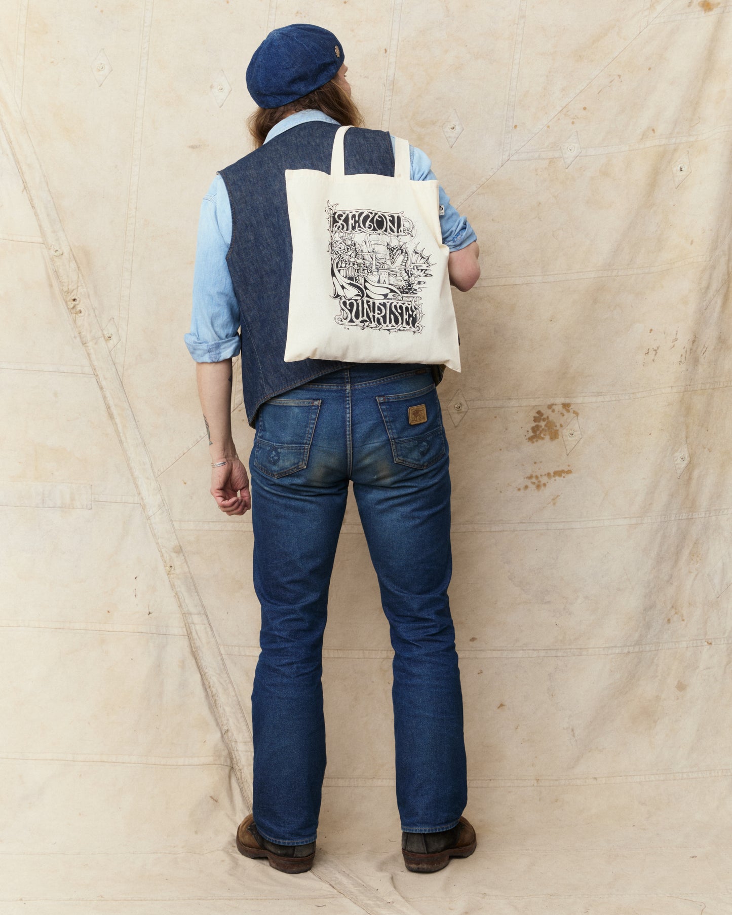 Second Sunrise x Fedja Budimir Screen Printed Tote Bag