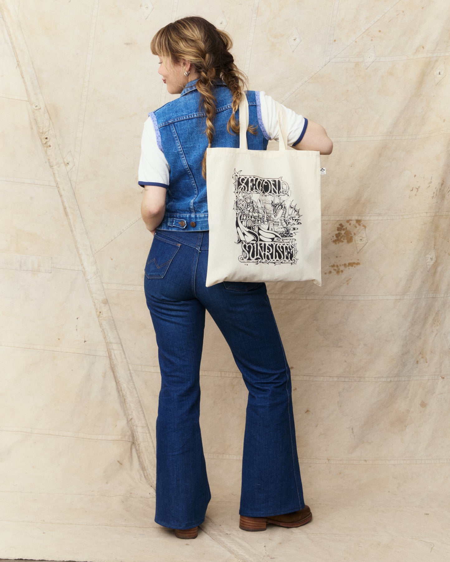 Second Sunrise x Fedja Budimir Screen Printed Tote Bag