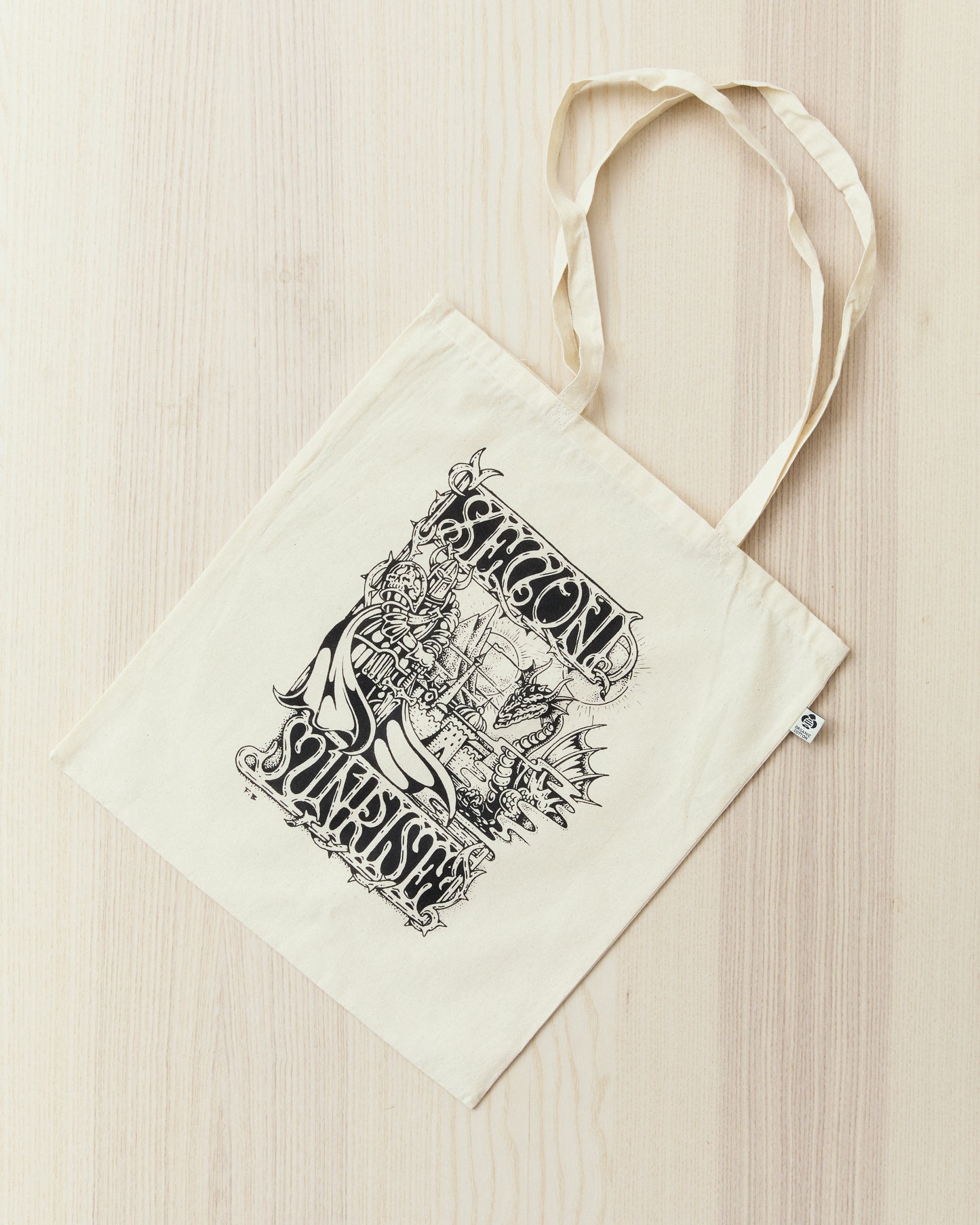 Second Sunrise x Fedja Budimir Screen Printed Tote Bag