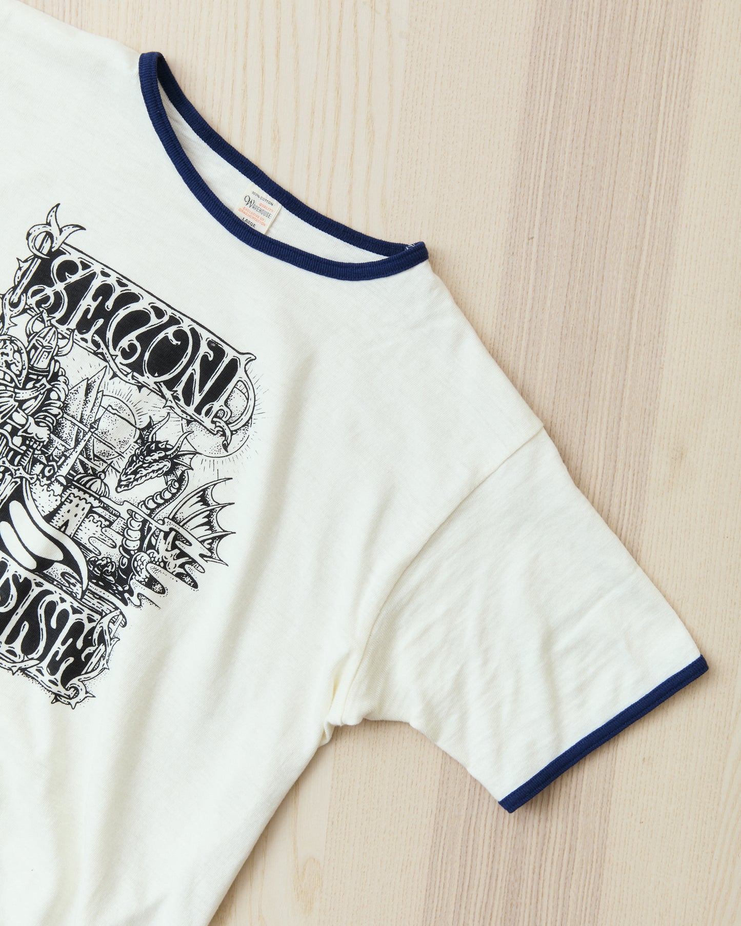 Second Sunrise x Fedja Budimir Screen Printed Ringer T-shirt