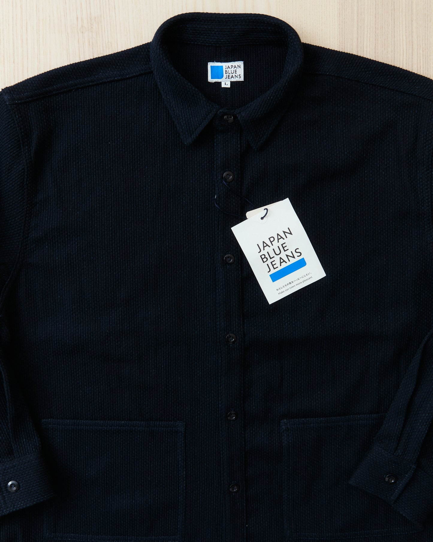 Japan Blue JBOT1317 Sashiko Big Shirts Jacket